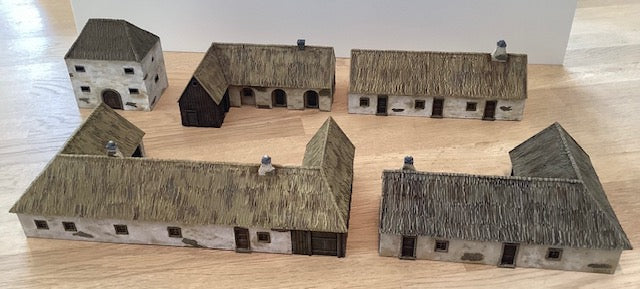 Customer-painted 15mm Austrian Village terrain set by Battle Honours 3D
