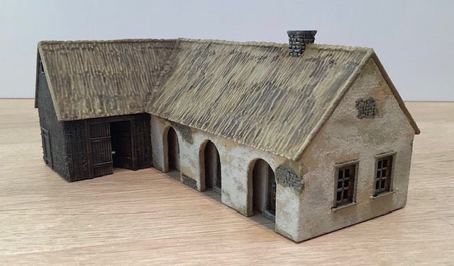 Customer-painted 15mm Austrian Village building by Battle Honours 3D
