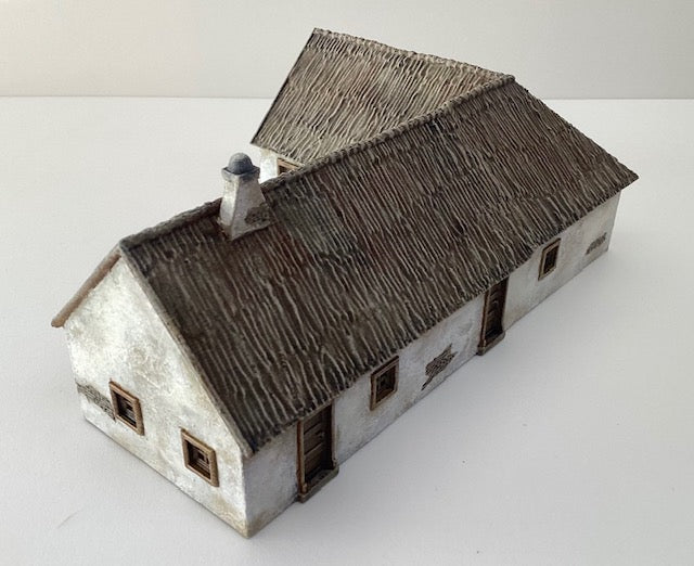Customer-painted 15mm Austrian Village building by Battle Honours 3D