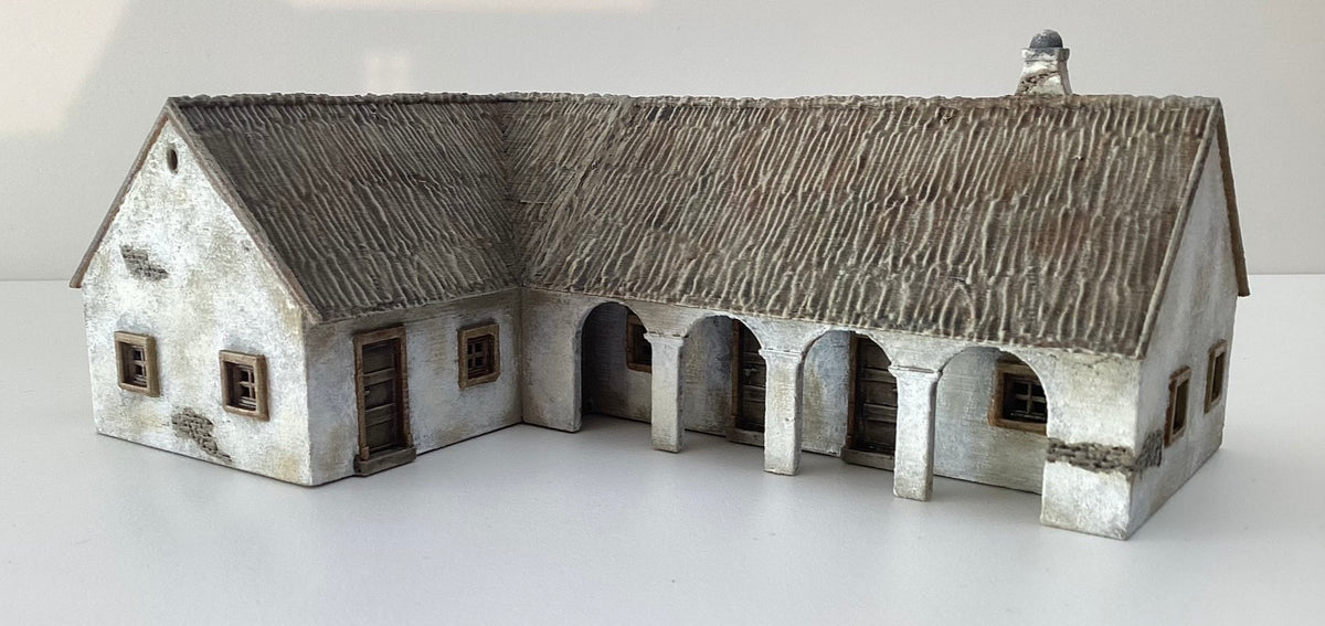 Customer-painted 15mm Austrian Village building by Battle Honours 3D