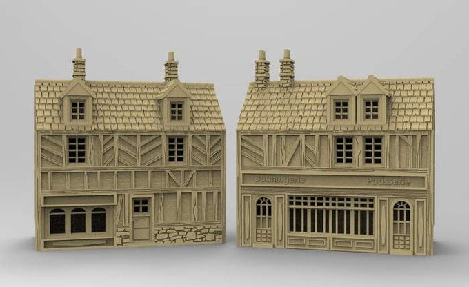 Lisieux Timbered Town Terrain Set (WW2)
