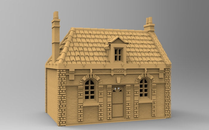 Pegasus Bridge Side Building House 21 Terrain (WW2)