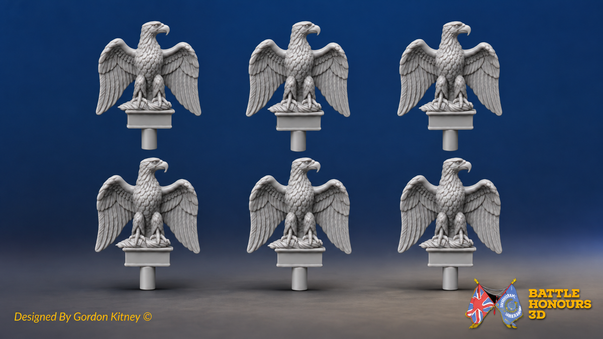 Napoleonic French Imperial Eagles - Set of 6