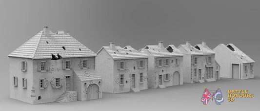 Saint Privat - Conjunto de la ciudad dañado