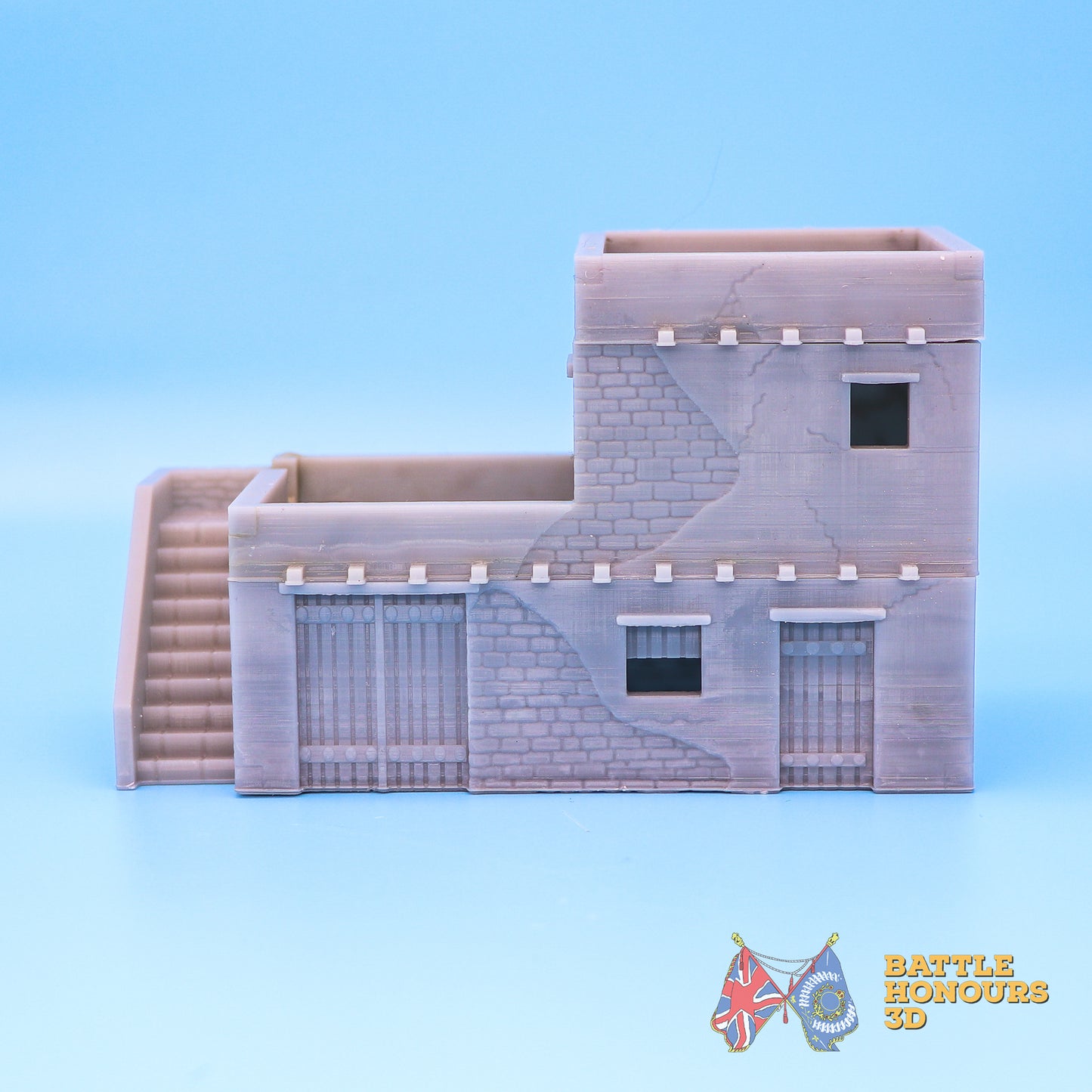 Paquete de edificios de dos pisos