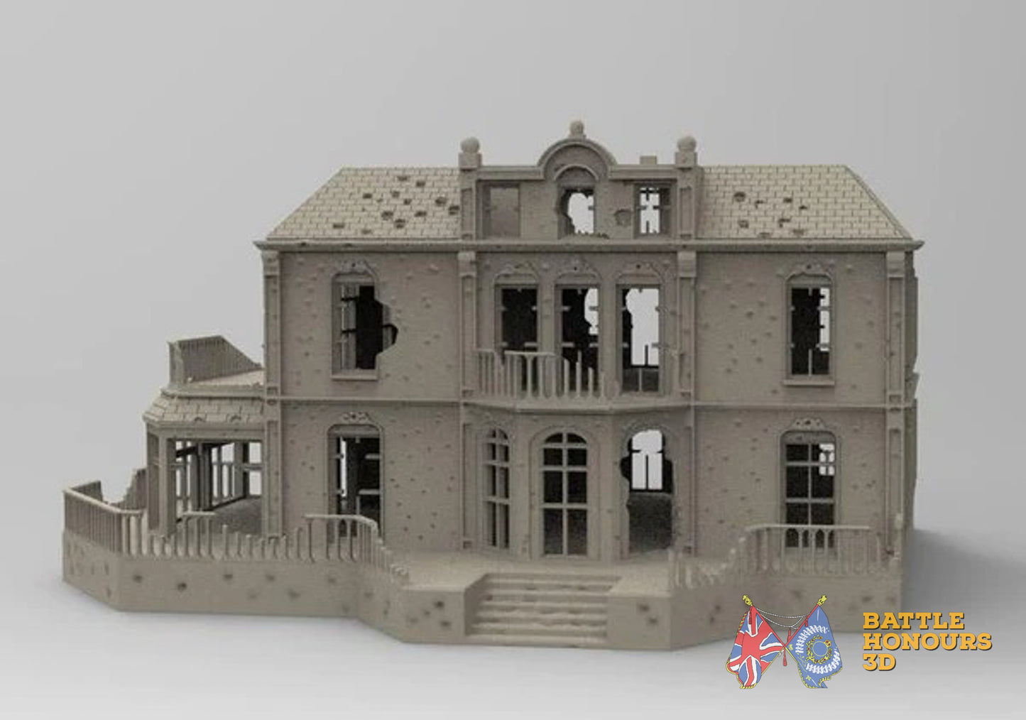Hotel Hartenstein Damaged