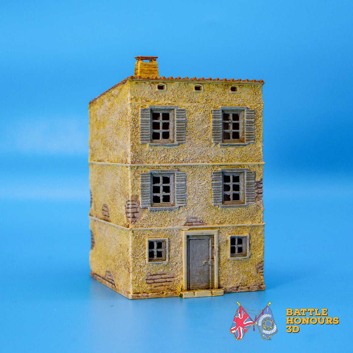 Mediterranean House Variant 1 terrain model view 2
