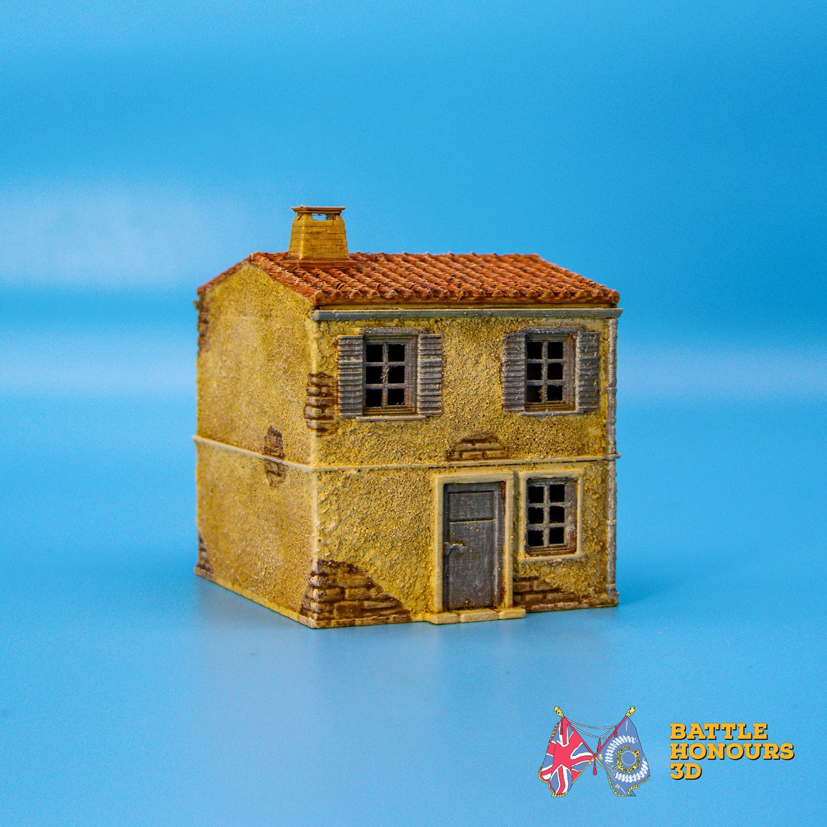 Mediterranean House Variant 3 terrain model view 2