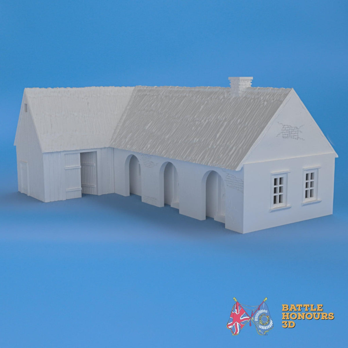 Austria House 2 terrain model view 1