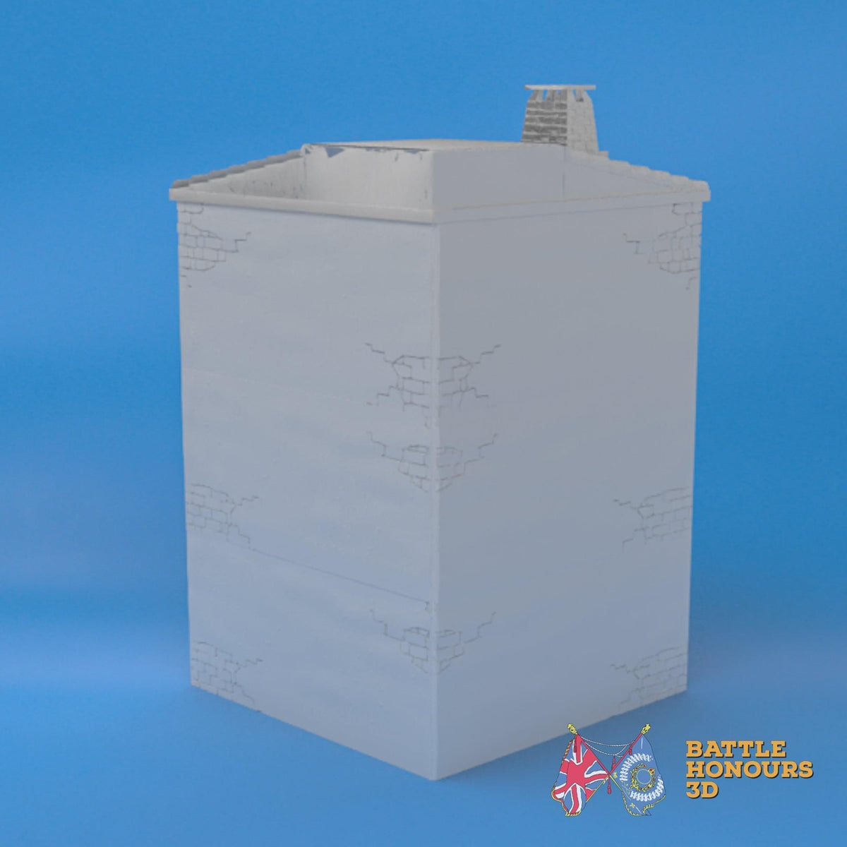 Badajoz Corner House terrain model view 3