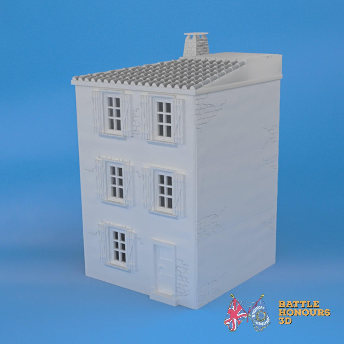 Badajoz Corner House terrain model view 4