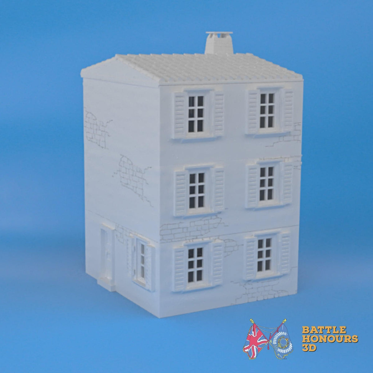 Badajoz House 5 terrain model view 4