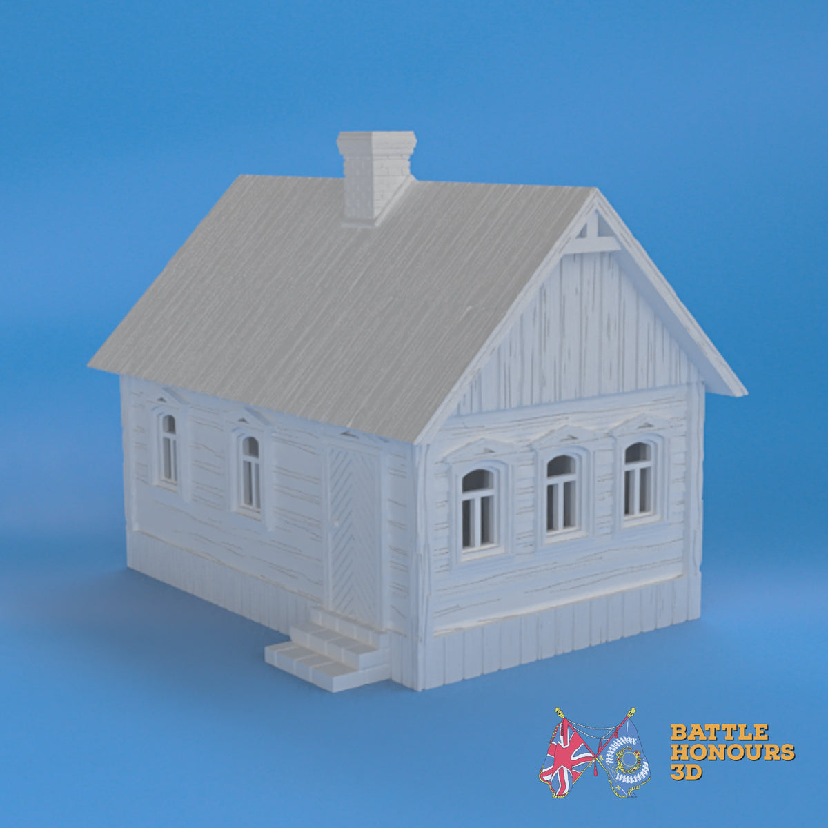 Karelian House 1 terrain model view 5