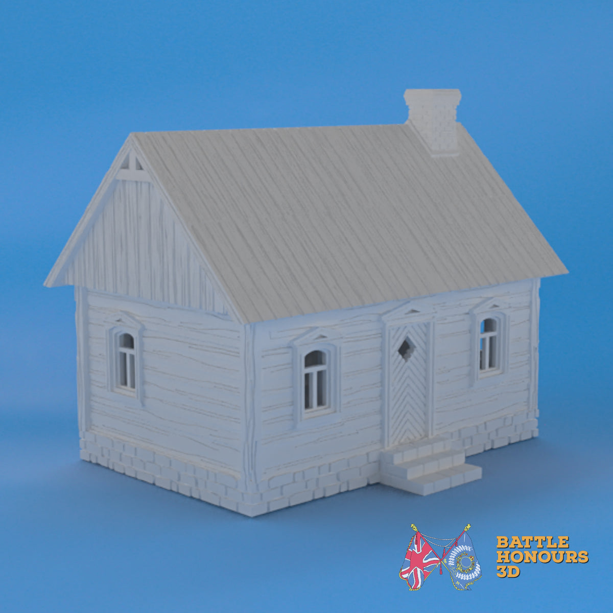 Karelian village terrain model view 2