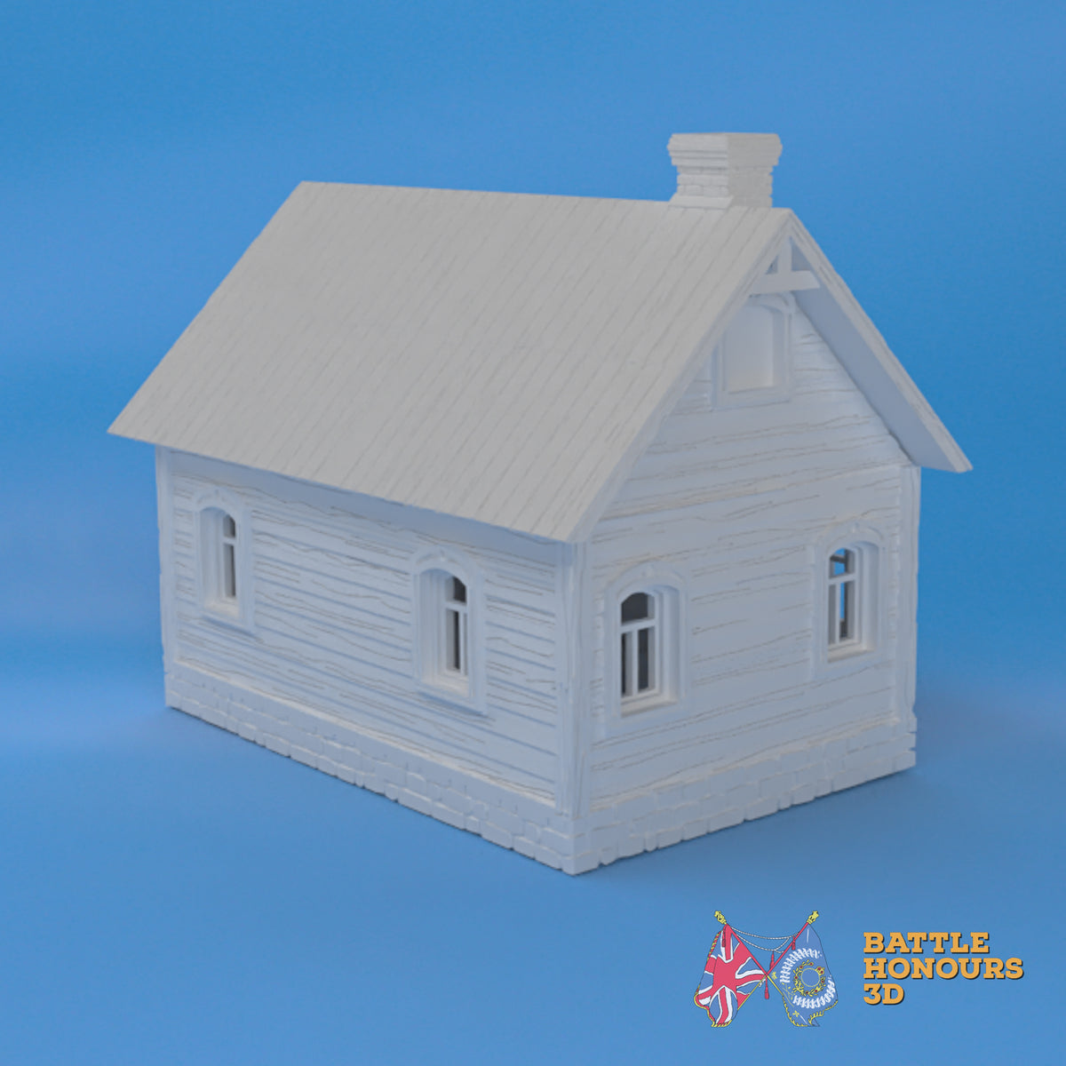Karelian House 3 terrain model view 3