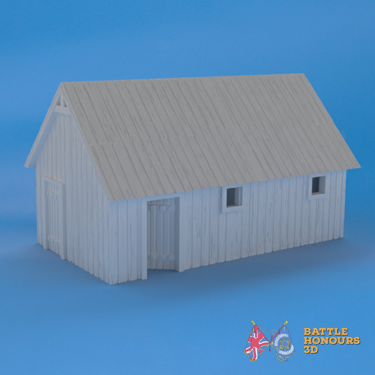 Karelian barn terrain model view 2
