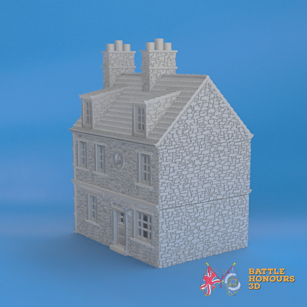 Sainte-Marie-du-Mont House 1 terrain model view 5