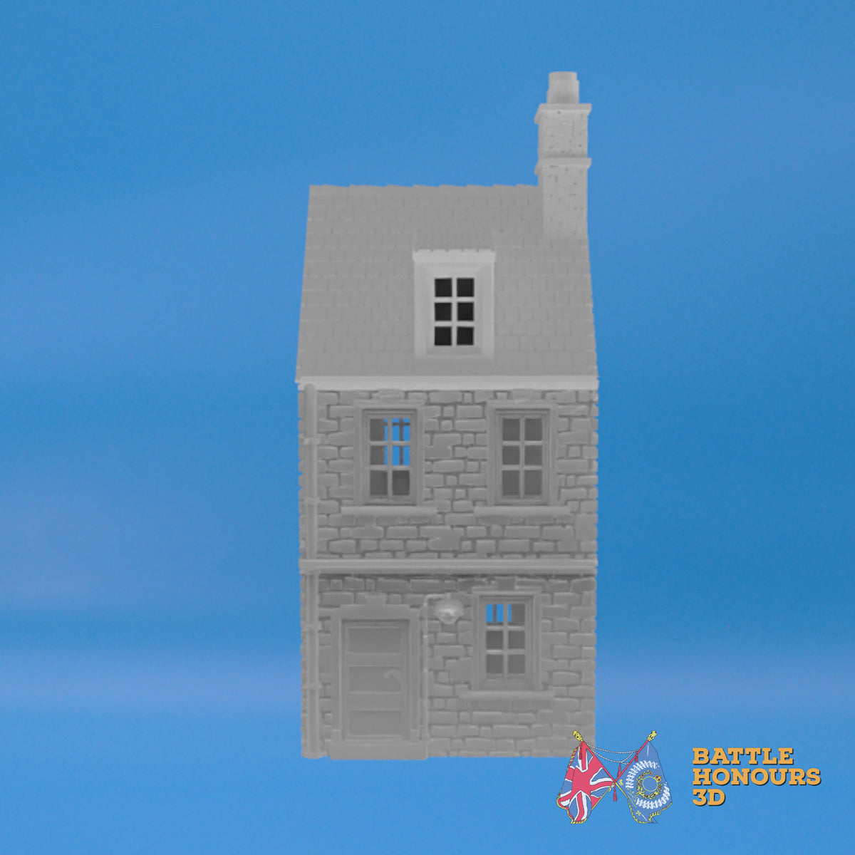 Sainte-Marie-du-Mont House 4 terrain model view 1