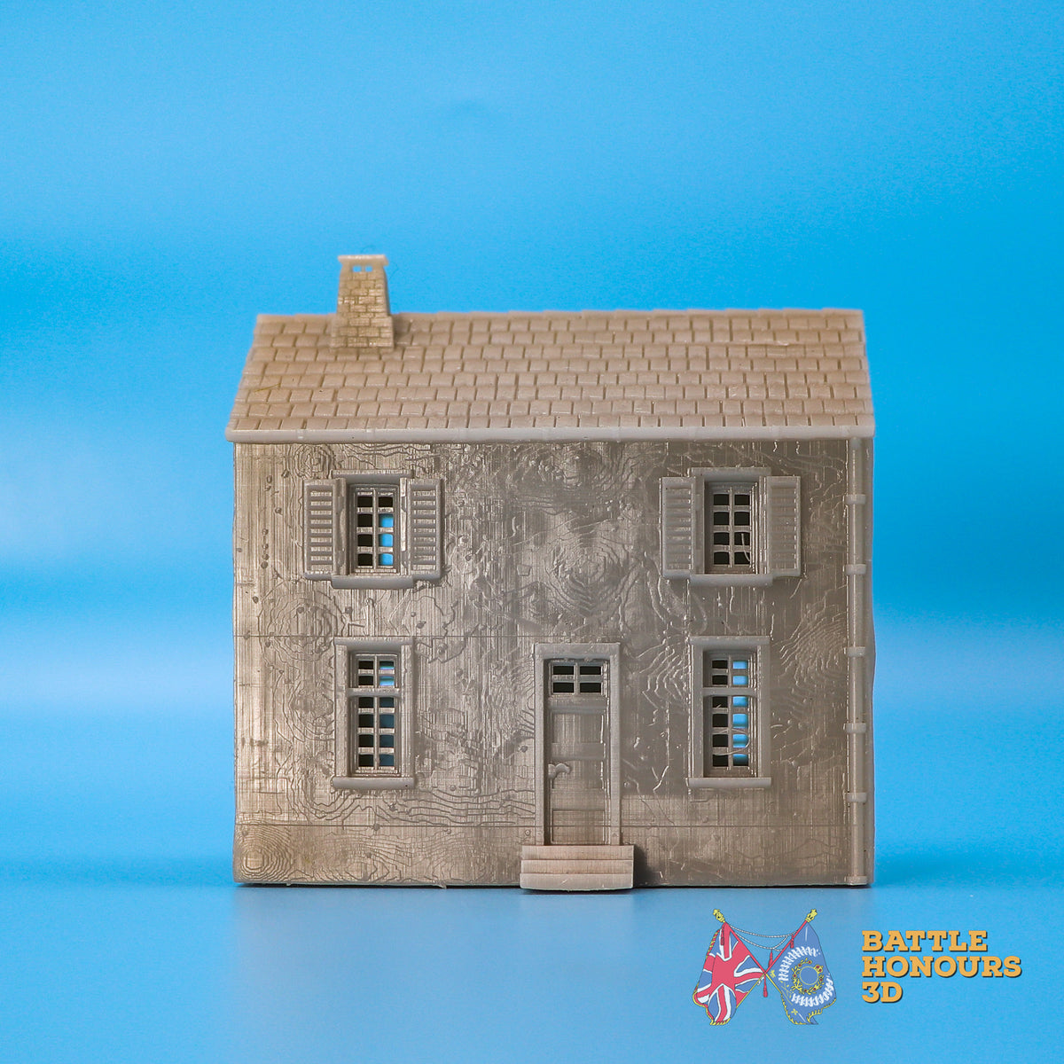Saint Privat House 3 terrain model view 1