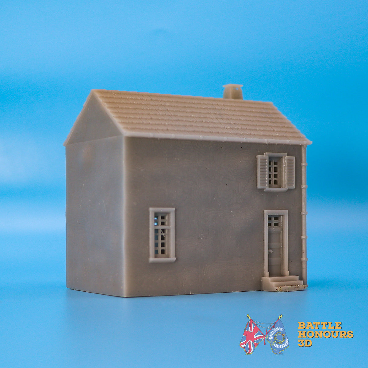 Saint Privat House 3 terrain model view 3