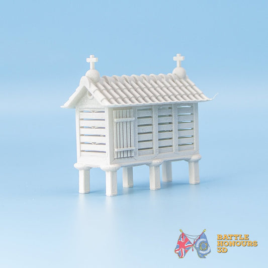 Mediterranean Single Horreo Short terrain model view 1