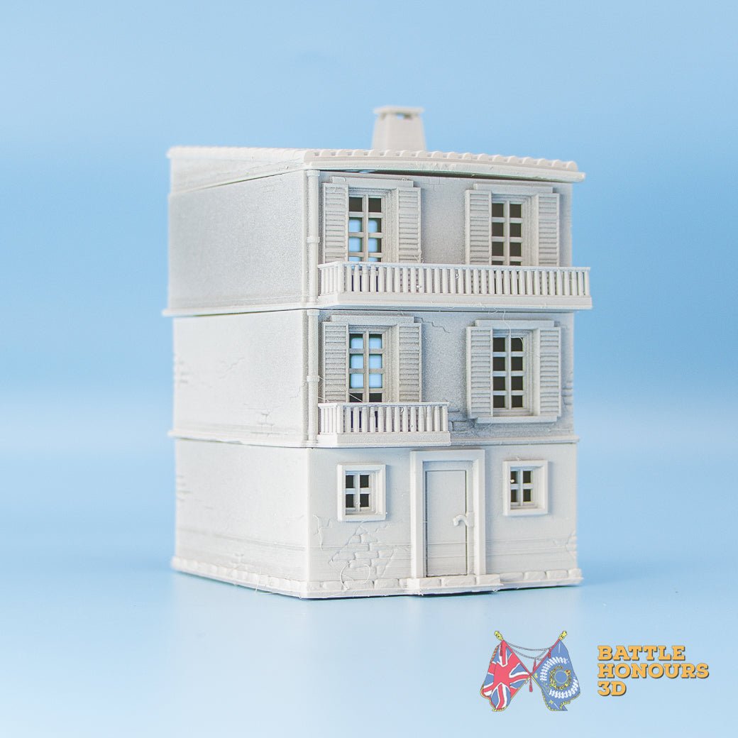 Mediterranean House Variant 1 terrain model view 4