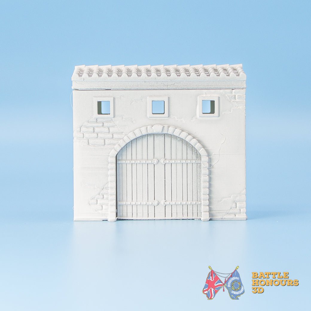 Mediterranean Gatehouse terrain model view 3