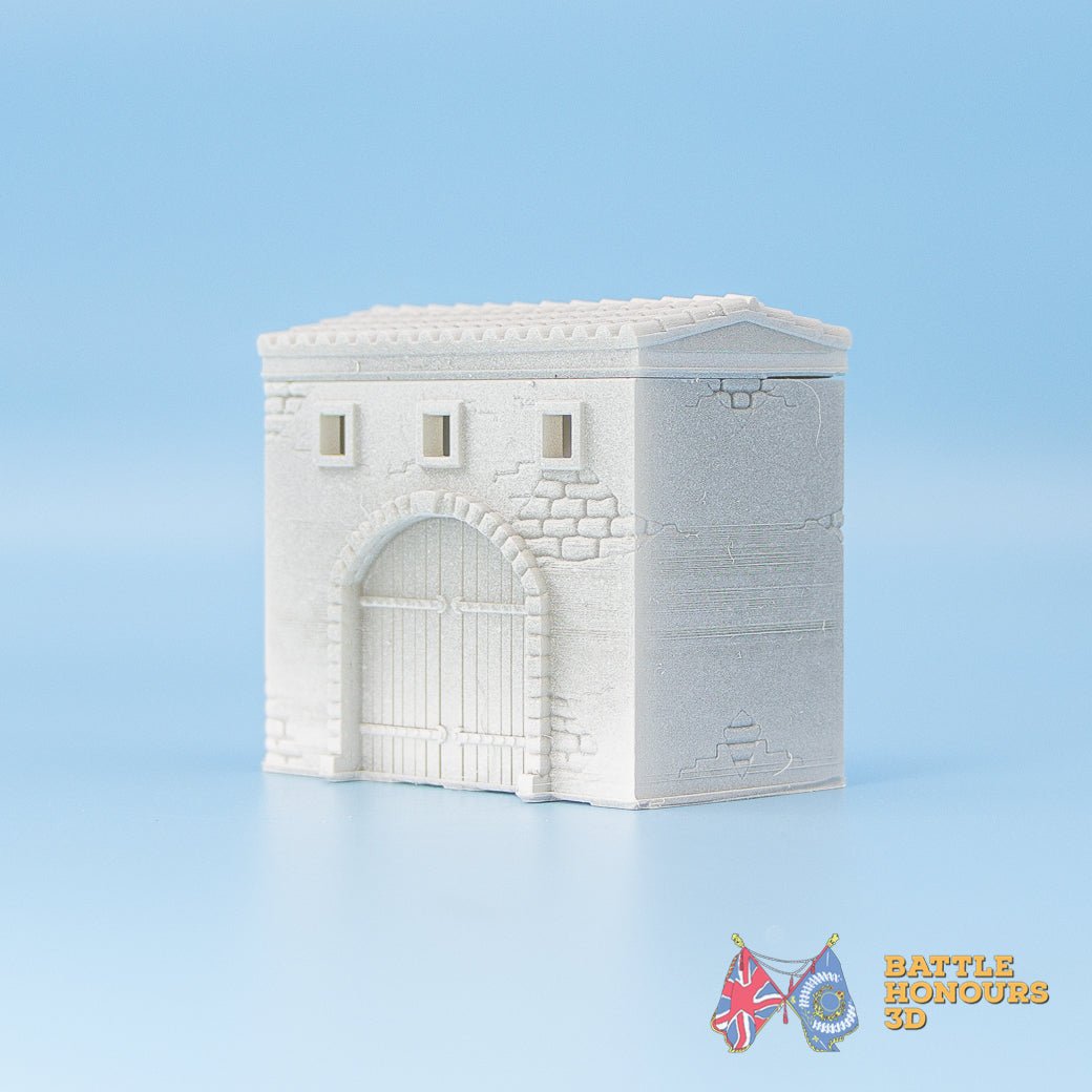 Mediterranean Gatehouse terrain model view 5