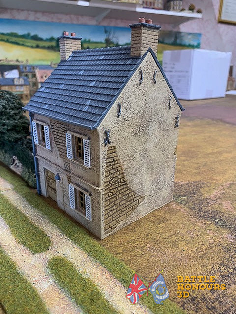 Painted Showcase: Normandy 28mm Buildings
