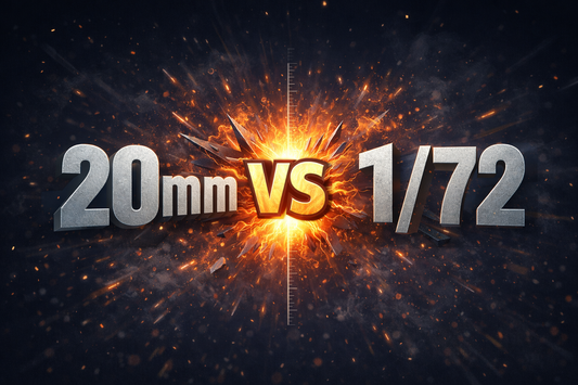 20mm vs 1/72 Scale Explained Properly