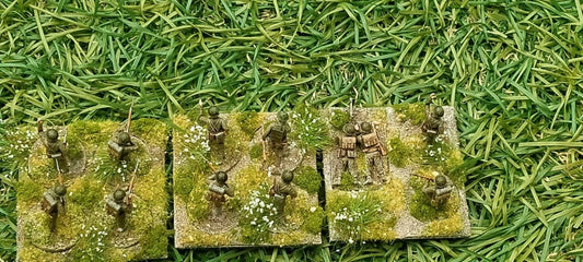 15mm Late War British Infantry painted and based by Shaun Hatton