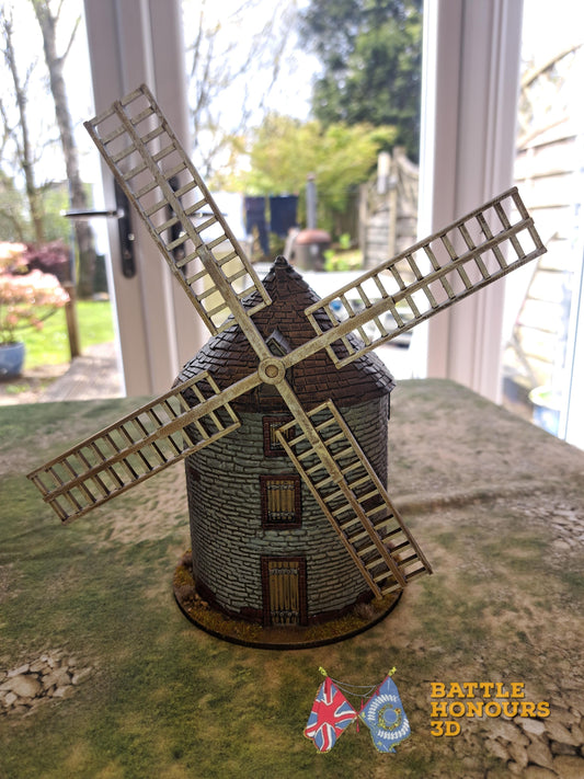 Capture Historic Elegance with the Normandy Windmill: A Masterpiece for Tabletop Gaming