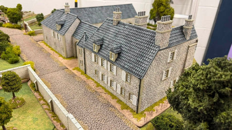 Customer-built Brecourt Manor D-Day Normandy terrain by Battle Honours 3D