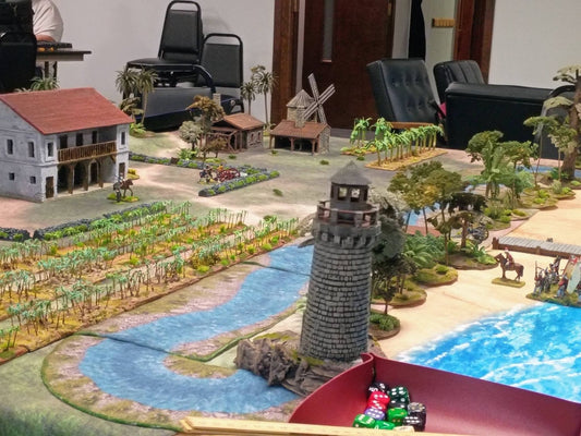 Colonial Caribbean Wargaming Terrain in Action: Customer Showcase by Jim