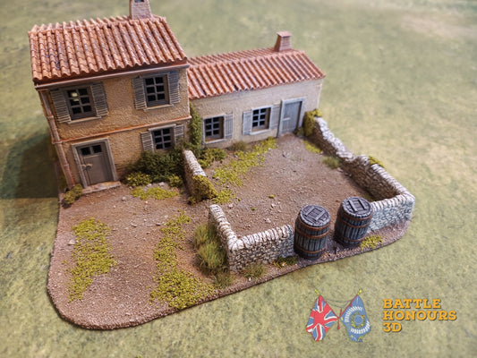 Bring the Mediterranean to Your Tabletop: Discover the Rural Buildings Set from Battle Honours 3D