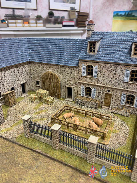 Normandy Farmstead and Accessories for WW2 Wargaming