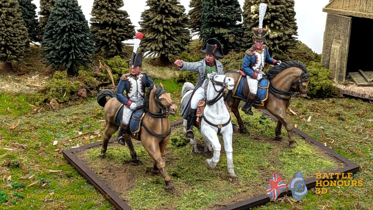 Napoleon and Generals 54mm - A Commanding Presence in Large Scale Wargaming, Painted By Barry Evan's