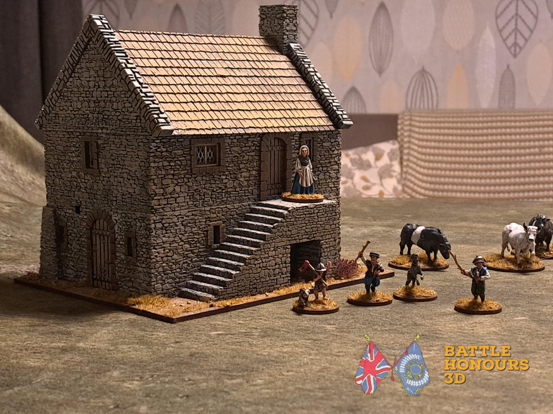 Enhance Your Medieval Wargames with the Bastile House from Battle Honours 3D