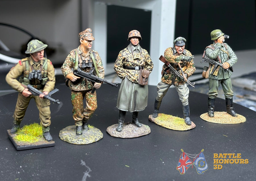 See how our 54mm WW2 figures compare with leading 1:30 ranges