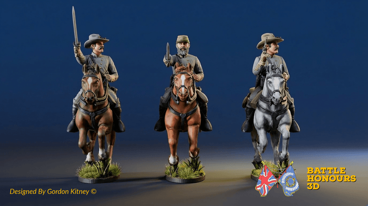ACW Individual Sets - Confederates - Confederate Cavalry - Cavalry