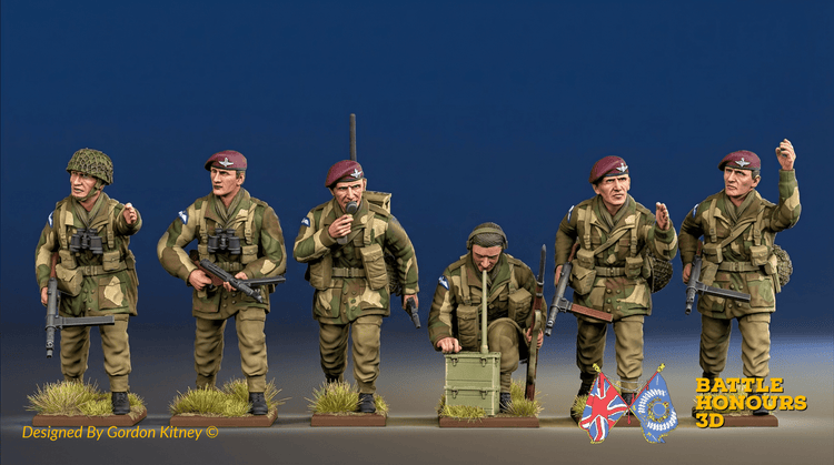 World War 2 Individual Sets British - British Paratroopers (Red Beret)