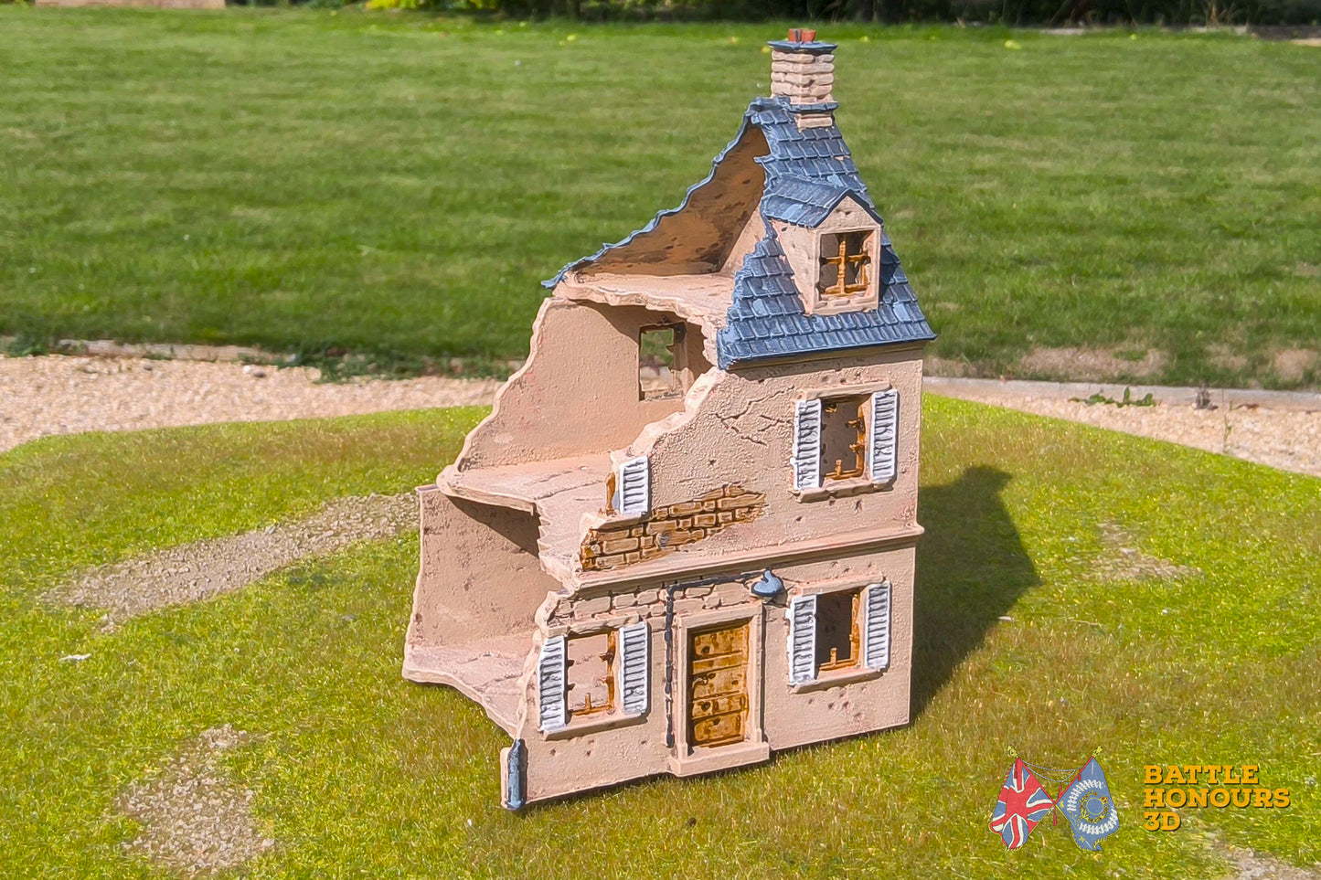 French Destroyed Townhouse 5 Terrain (WW2)