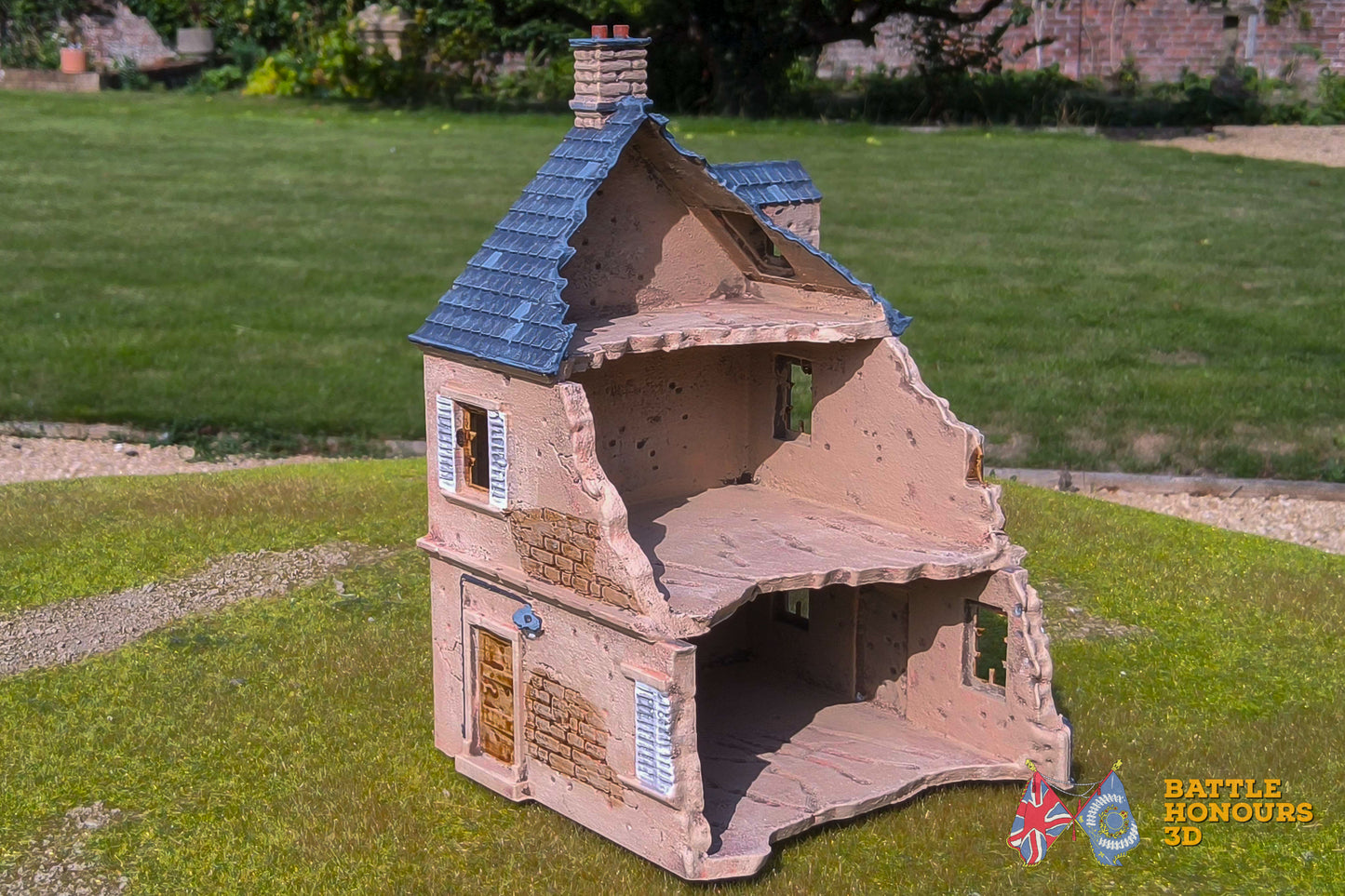 French Destroyed Townhouse 5 Terrain (WW2)