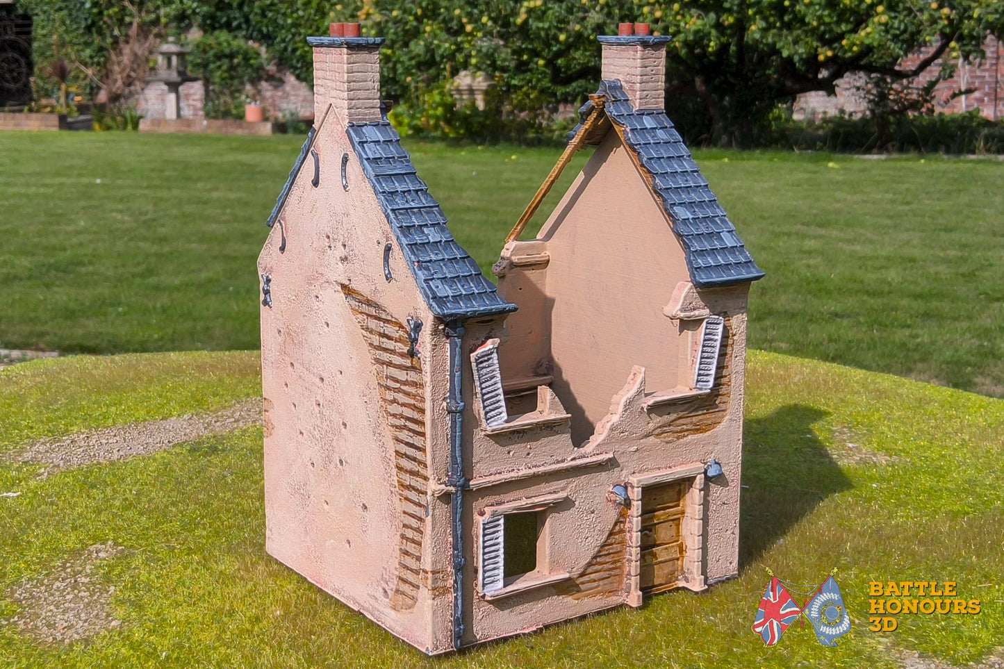 European Town Ruins House 4 (WW2)