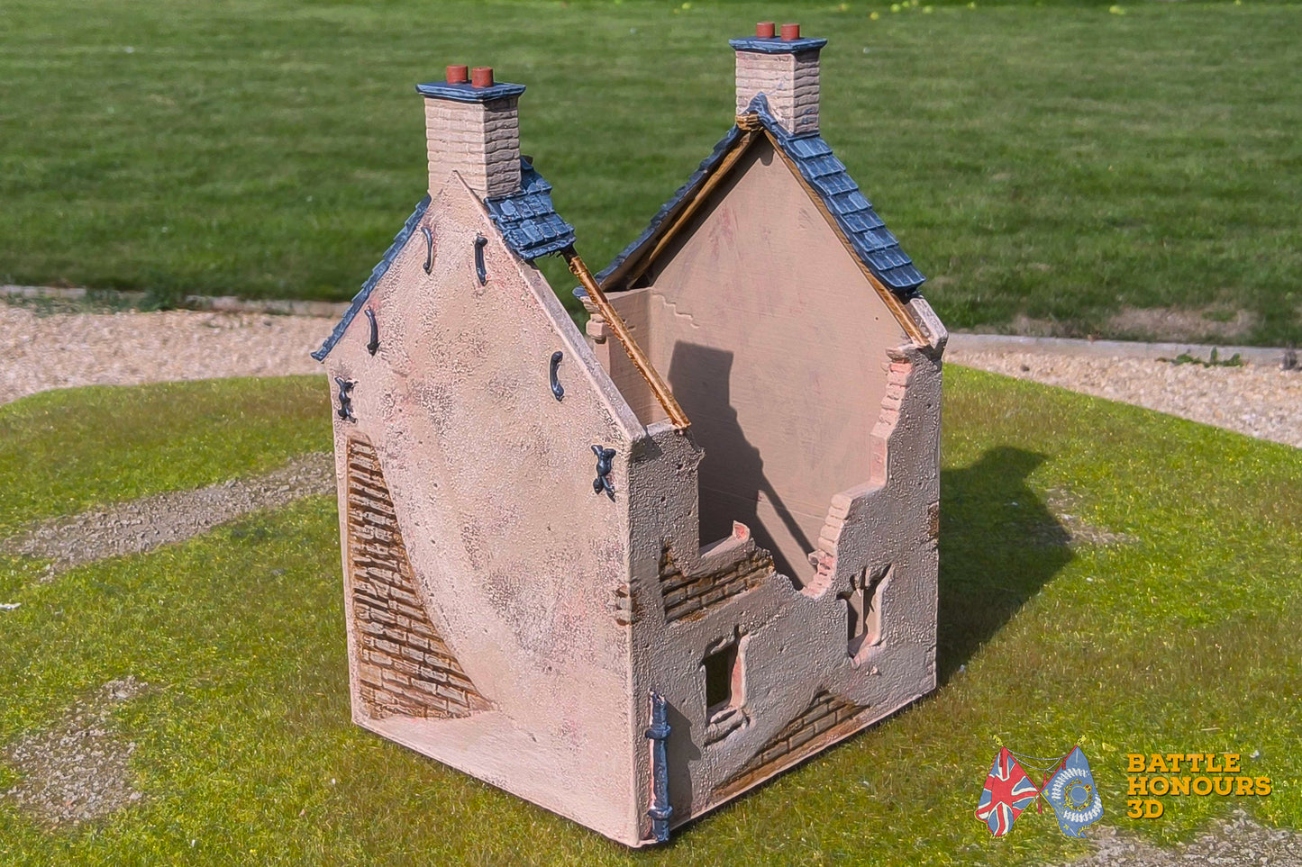 European Town Ruins House 4 (WW2)