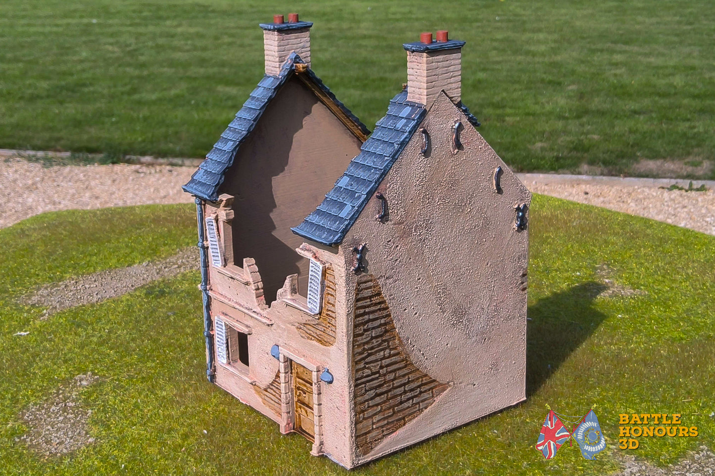 European Town Ruins House 4 (WW2)