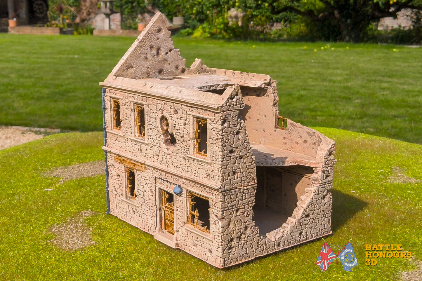 French Destroyed Townhouse 1 Terrain (WW2)