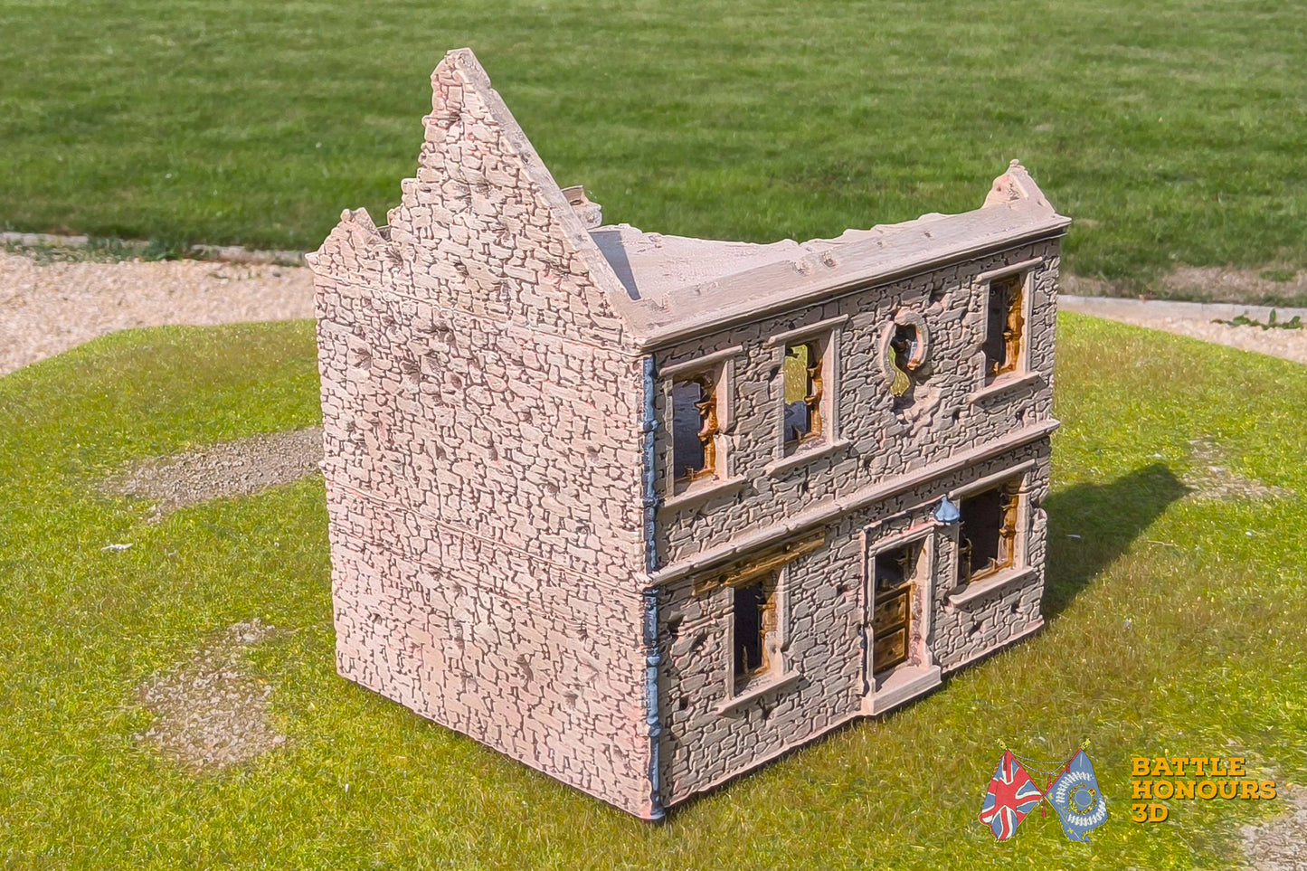 French Destroyed Townhouse 1 Terrain (WW2)