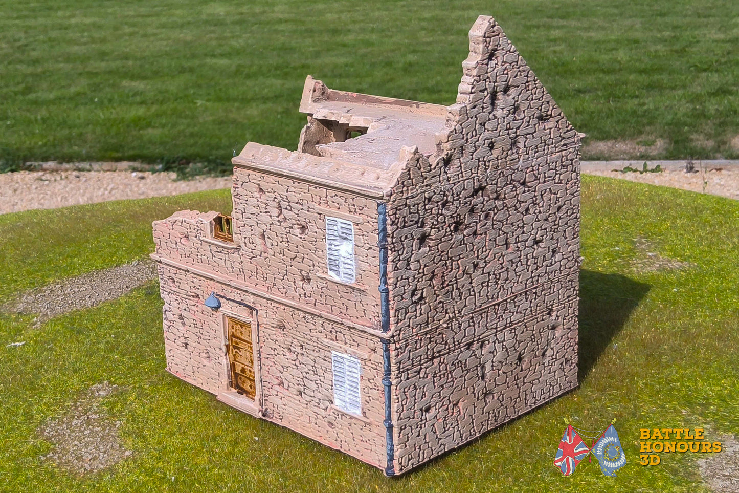 French Destroyed Townhouse 1 Terrain (WW2)