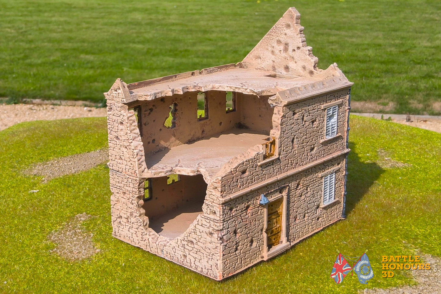 French Destroyed Townhouse 1 Terrain (WW2)